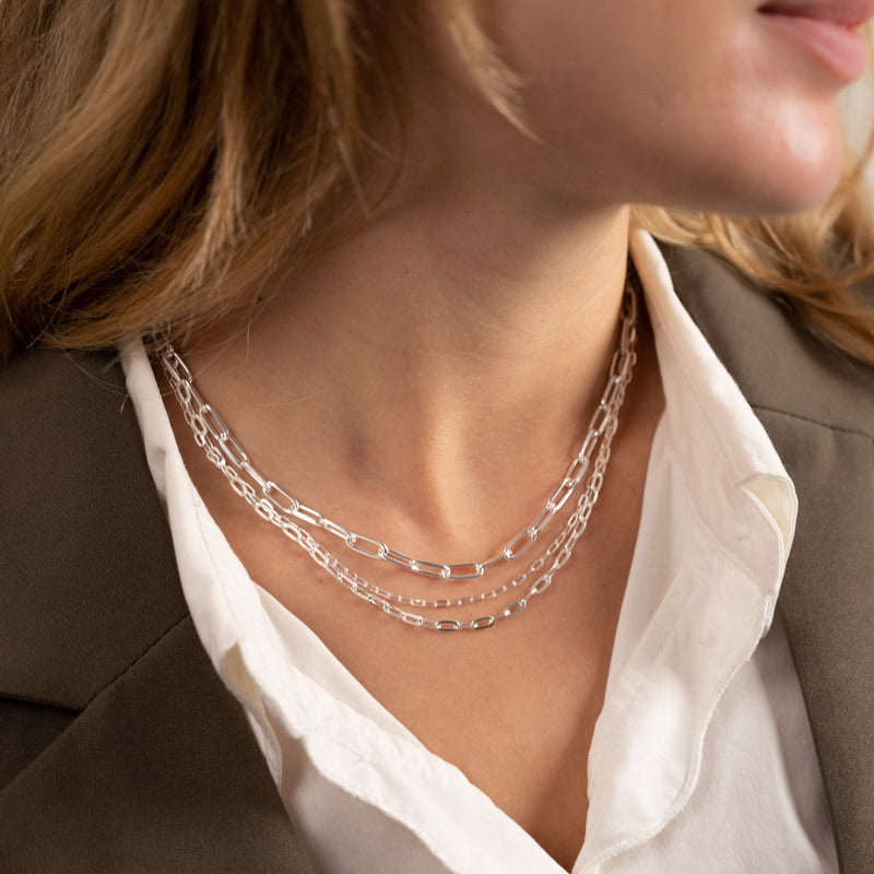 ALMA SMALL LINK SILVER CHAIN