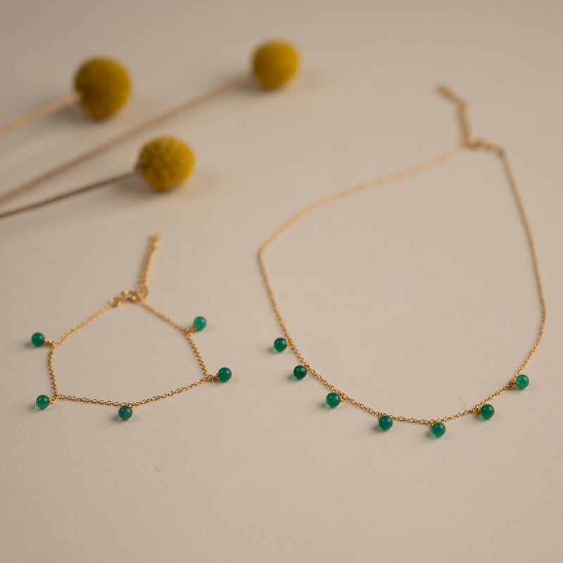 AURORA GREEN GOLDEN SET