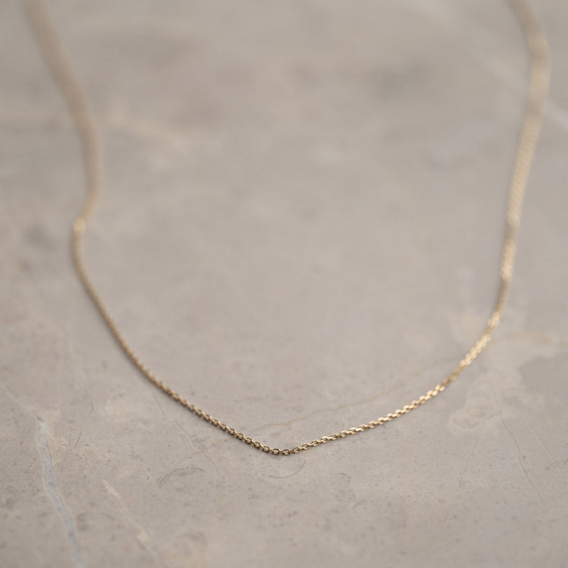 BASIC LINK SOLID GOLD CHAIN