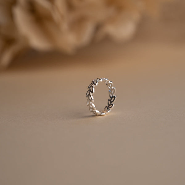 BLOOM SILVER RING
