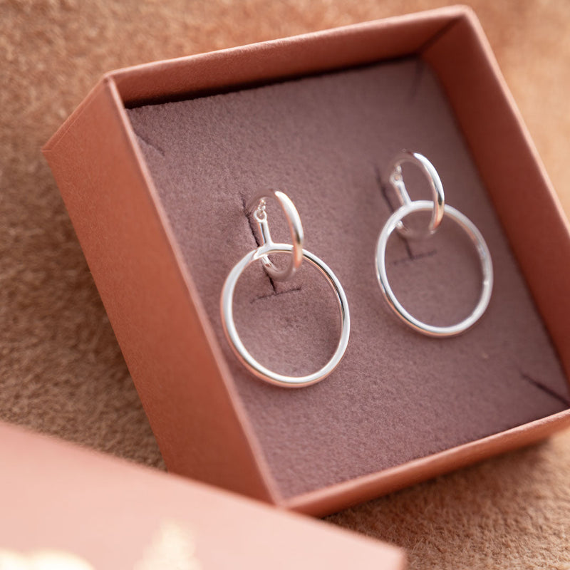 CELESTE SILVER EARRING