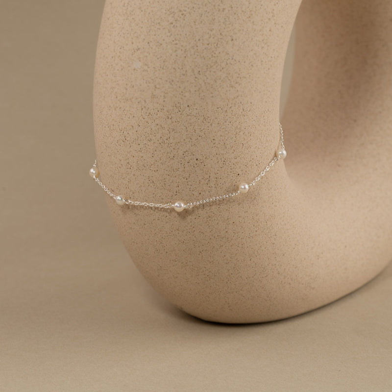 ERICA PEARL SILVER BRACELET