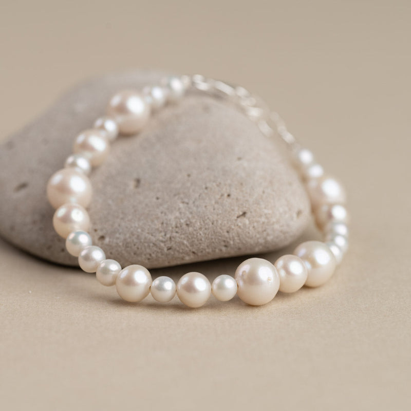 ISA PEARL SILVER BRACELET
