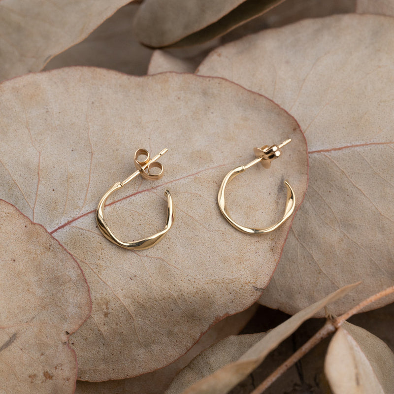 JULIETTE SOLID GOLD EARRING