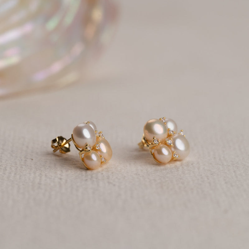 PALOMA PEARL GOLDEN EARRING