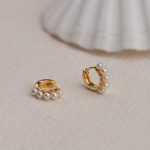 PIXI PEARL GOLDEN EARRING