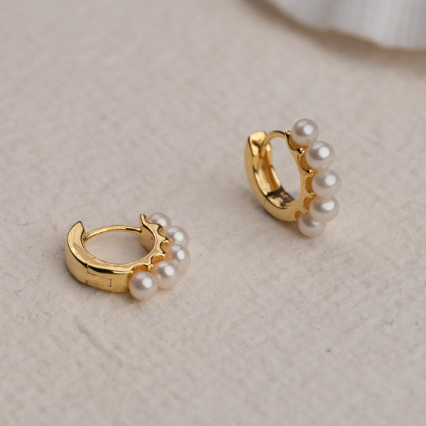 PIXI PEARL GOLDEN EARRING