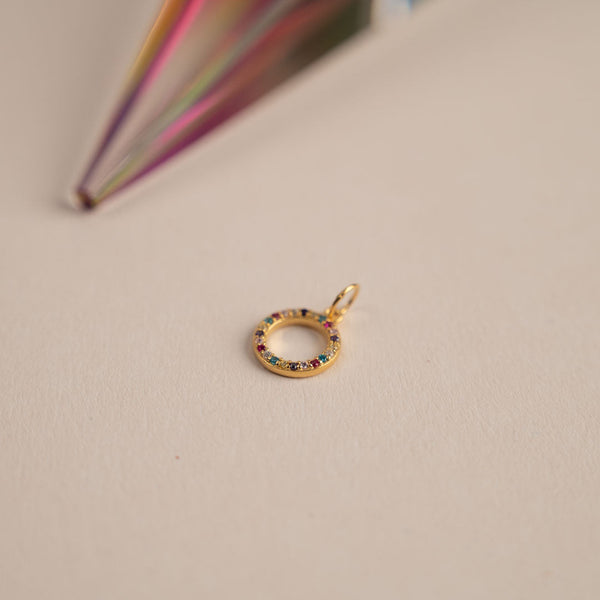 ROBERTA RAINBOW GOLDEN PENDANT