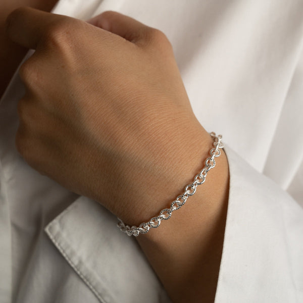 SAGA SILVER BRACELET