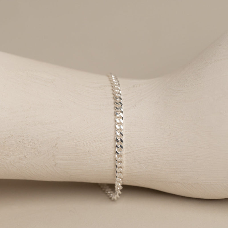 SIA MEDIUM PANZER SILVER BRACELET