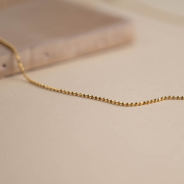 SIMPLE BALL GOLDEN CHAIN
