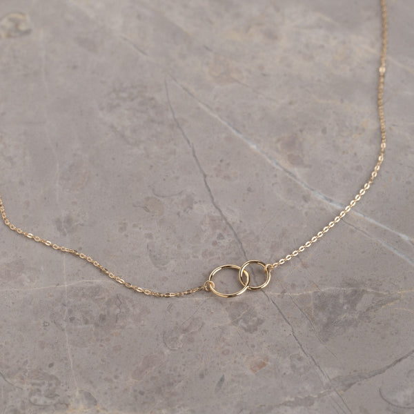 UNA SOLID GOLD NECKLACE