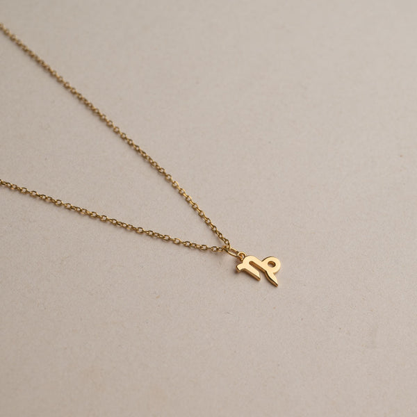 ZODIAC CAPRICORN GOLDEN NECKLACE