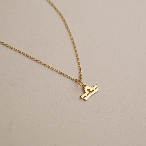 ZODIAC LIBRA GOLDEN NECKLACE