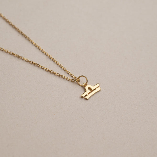 ZODIAC LIBRA GOLDEN NECKLACE