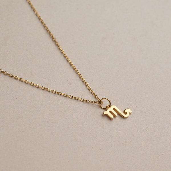 ZODIAC SCORPIO GOLDEN NECKLACE