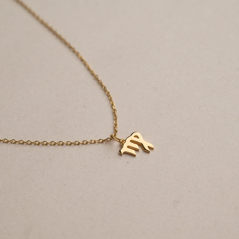 ZODIAC VIRGO GOLDEN NECKLACE